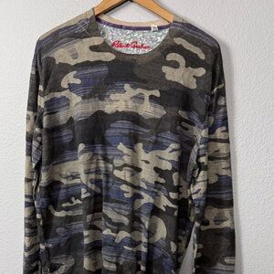 Robert Graham Men's Long Sleeve Camouflage Sweater